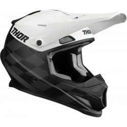 HELMET SCTR BIRDRK BK/WH 