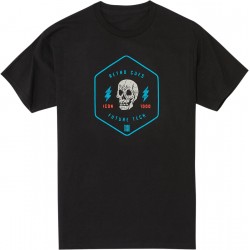 TEE RETRO SKULL BK 