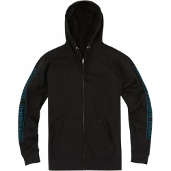 HOODYZIP RETROSKULL BK 