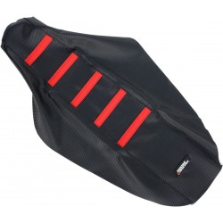 SEAT COVER RIBBED HON RED