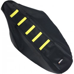 SEAT COVER RIBBED SUZ YEL