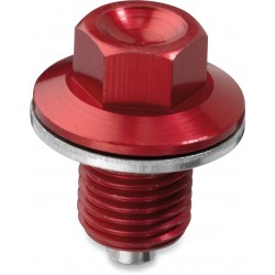DRAIN PLUG MAGNETIC RED